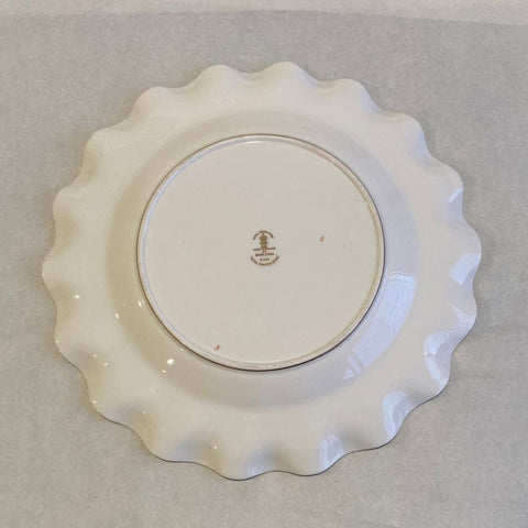 Royal Crown Derby Royal Pinxton Roses Fluted Plate
