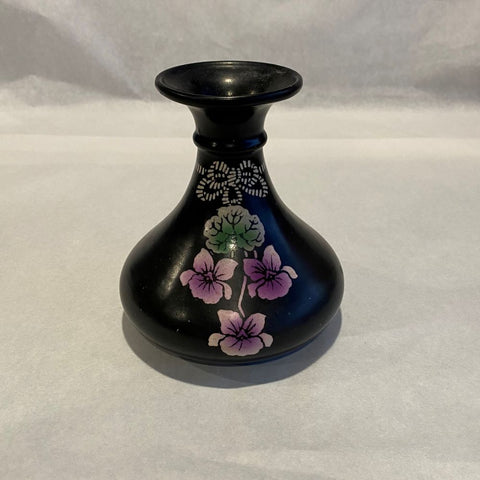 Shelley Black Violette Vase
