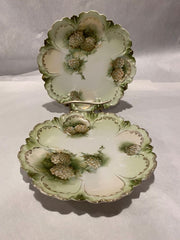 Two Royal Vienna Hydrangea Plates
