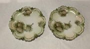 Two Royal Vienna Hydrangea Plates